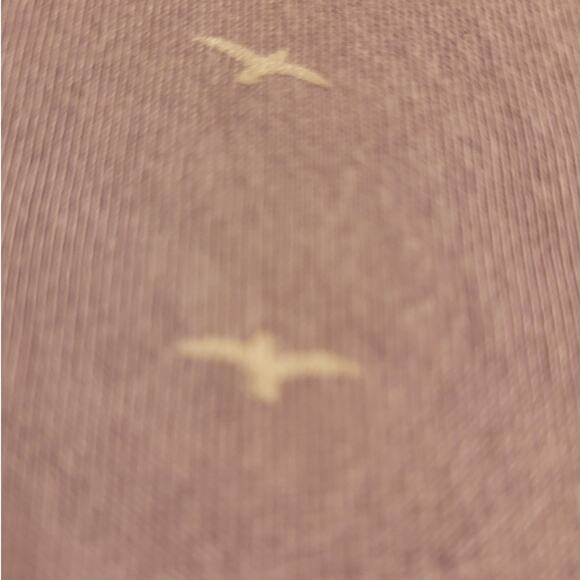 Denim & Flower Seagull Print T-Shirt Sz M Lavender Pastel Bird Dadcore Hipster - Picture 8 of 10